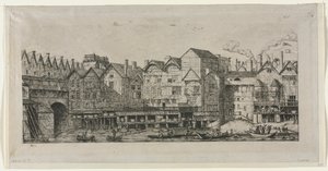 Ansicht eines Teils der Stadt Paris gegen Ende des 17. Jahrhunderts von Charles Meryon