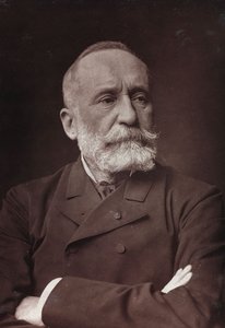 Album Artistique et Biographique, 6. Jahrgang, Salon 1885; Porträt des französischen Malers Pierre Puvis de Chavannes (1824-1898)