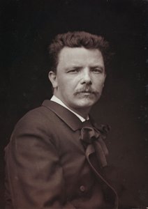 Album Artistique et Biographique, 6. Jahrgang, Salon 1885; Porträt des französischen Malers Eugène Carrière (1849-1906)
