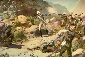 Roberts ruft die Pioniere in Umbeyla zusammen, 1901 von Charles Mills Sheldon