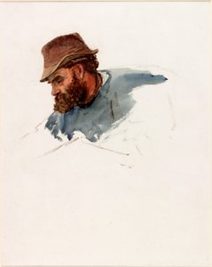 Kopf eines Fischers von Charles Napier Hemy