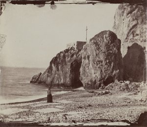 Frau am Meer von Charles Nègre
