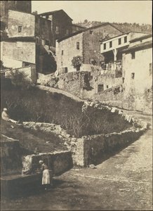 Eine Straße in Grasse, 1852