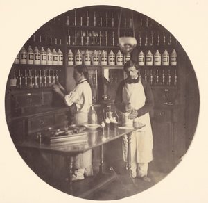 Asile Impériale de Vincennes, die Apotheke, 1858-59