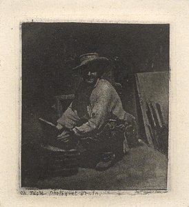 Der hockende Maurer von Charles Nègre
