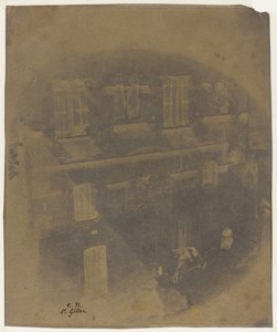 Unterer Teil der Fassade eines romanischen Hauses in Saint-Gilles du Gard, 1852 von Charles Nègre