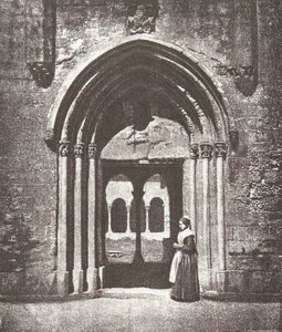 Portail Saint-Trophime, Eingang des Kreuzgangs, Arles, Metropolitankirche Saint-Trophime, 1852 von Charles Nègre