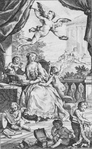 Porträt von Madame de Pompadour, ca. 1745
