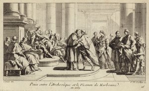 Frieden zwischen dem Bischof und dem Vizegrafen von Narbonne