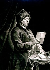 Porträt von Benjamin Franklin, 1777 von Charles Nicolas II Cochin
