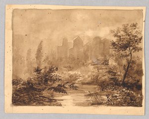 Landschaft von Charles Nicolas Ransonnette