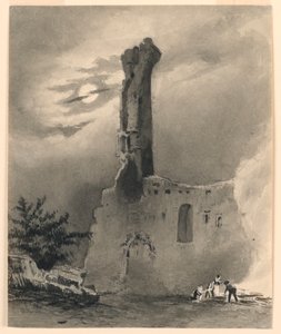 Ruinen einer mittelalterlichen Burg