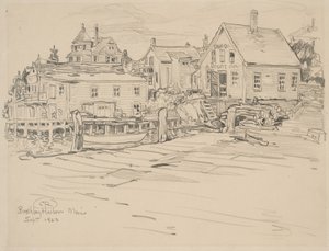 Boothbay Harbor, Maine, 1923 von Charles P. Reiffel