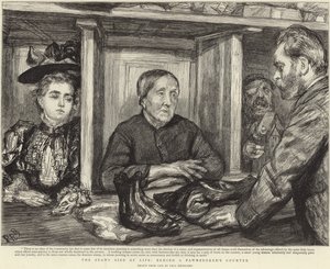 Hinter dem Tresen eines Pfandleihers von Charles Paul (after) Renouard