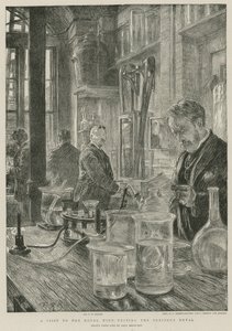 Ein Besuch in der Royal Mint; Prüfung des Edelmetalls (Gravur) von Charles Paul Renouard