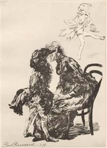 Vor dem Ballett von Charles Paul Renouard