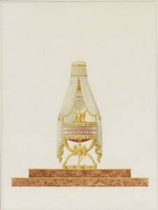 Entwurf der Wiege für Seine Majestät den König von Rom, 1811 von Charles Percier