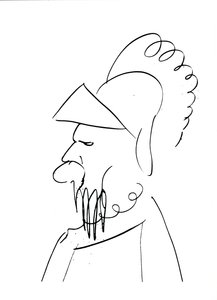 Mann mit Helm von Charles Pierre Baudelaire