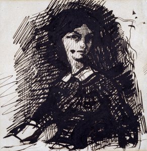 Porträt von Jeanne Duval, Mitte des 19. Jahrhunderts von Charles Pierre Baudelaire