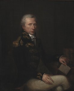 Porträt des Sammlers Konsul Hans West von Charles Pièrre Verhulst