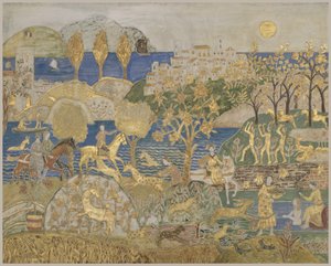 Hügelstadt, ca. 1928 von Charles Prendergast