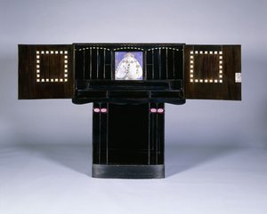 Ein Schreibschrank, entworfen für Walter W. Blackie Esq., Hill House, Edinburgh
