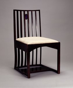 Stuhl im Wohnzimmer, HousHill, Glasgow, 1904