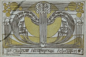 Konversationsprogramm, von der Glasgow Architectural Association