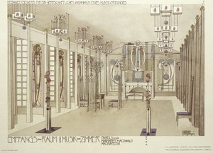 Entwurf für ein Musikzimmer, ca. 1901
