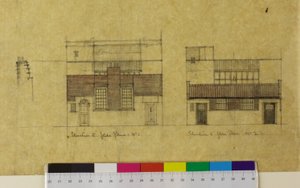 Harold Squire Studio: Erhebungen, alternative Erhebung zu Glebe Place von Charles Rennie Mackintosh