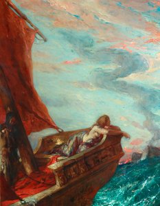 Kleopatra auf der Flucht