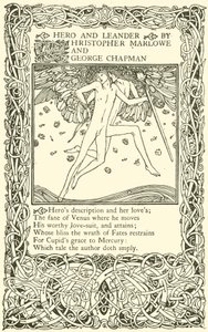 Aus Hero und Leander (Gravur) von Charles Ricketts