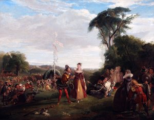 Maifeiertag zur Zeit von Königin Elisabeth 1821 von Charles Robert Leslie