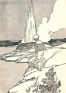 Ein Geysir, 1912 von Charles Robinson
