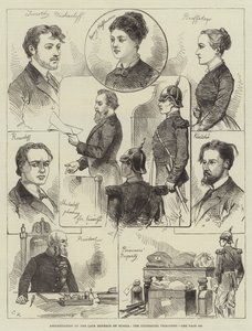 Ermordung des verstorbenen Kaisers von Russland, die verurteilten Gefangenen von Sir John Charles Robinson