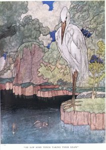 Er sah einige Schleien springen von Charles Robinson