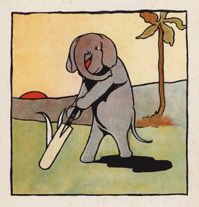 Unsinn: Elefant spielt Cricket