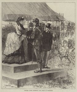 Prinzessin Louise überreicht die Preise in Wimbledon