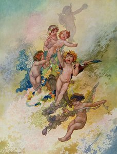Frühling aus Die Jahreszeiten, in Auftrag gegeben für das Pears Annual 1920