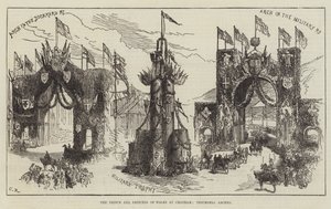 Der Prinz und die Prinzessin von Wales in Chatham, Triumphbögen von Sir John Charles Robinson