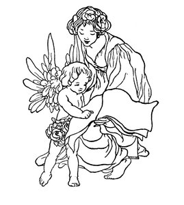 Titelbild-Illustration für Der glückliche Prinz und andere Märchen von Oscar Wilde (Lithografie)