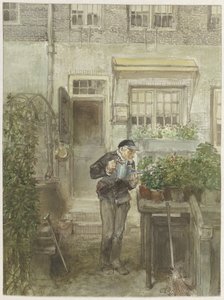 Der Blumenliebhaber von Charles Rochussen