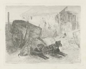 Der Hundekarren von Charles Rochussen