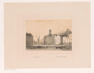 Blick auf die Börse in Rotterdam von Charles Rochussen