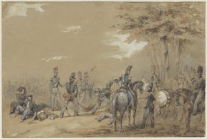 Infanterie im Kampf