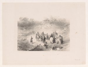 Reiter in Dünenlandschaft