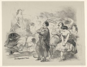 Szene aus dem Ballett Astaroth von Charles Rochussen