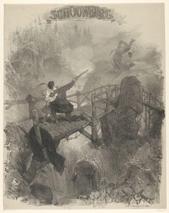 Szene aus dem Ballett Der schwarze Teufel