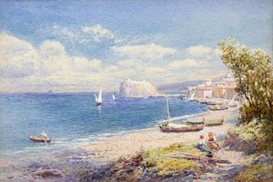 Bucht von Neapel von Charles Rowbotham