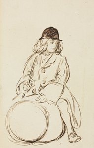 Porträt von Little Corbauld von Charles Samuel Keene